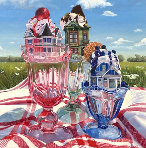 Art by Crystal Rassi - Contemporary Canadian Artist at Kurbatoff Gallery