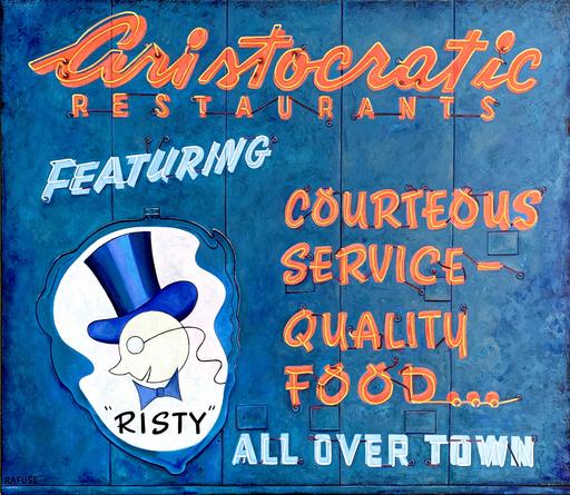 Aristocratic Restaurants Neon 