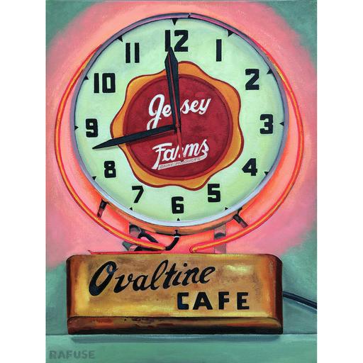 Ovaltine Cafe Clock 