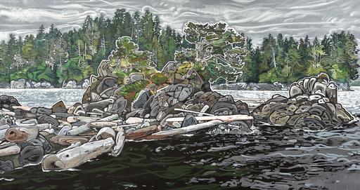 Grey Sky Over The Broken Group II