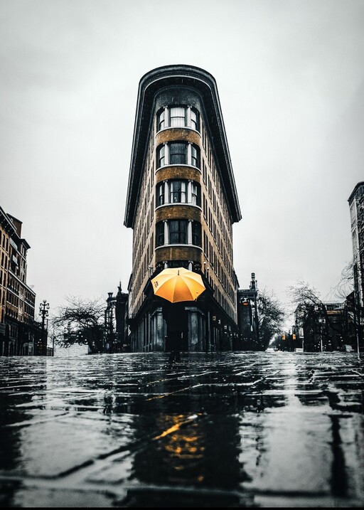 Umbrella on Water Street 